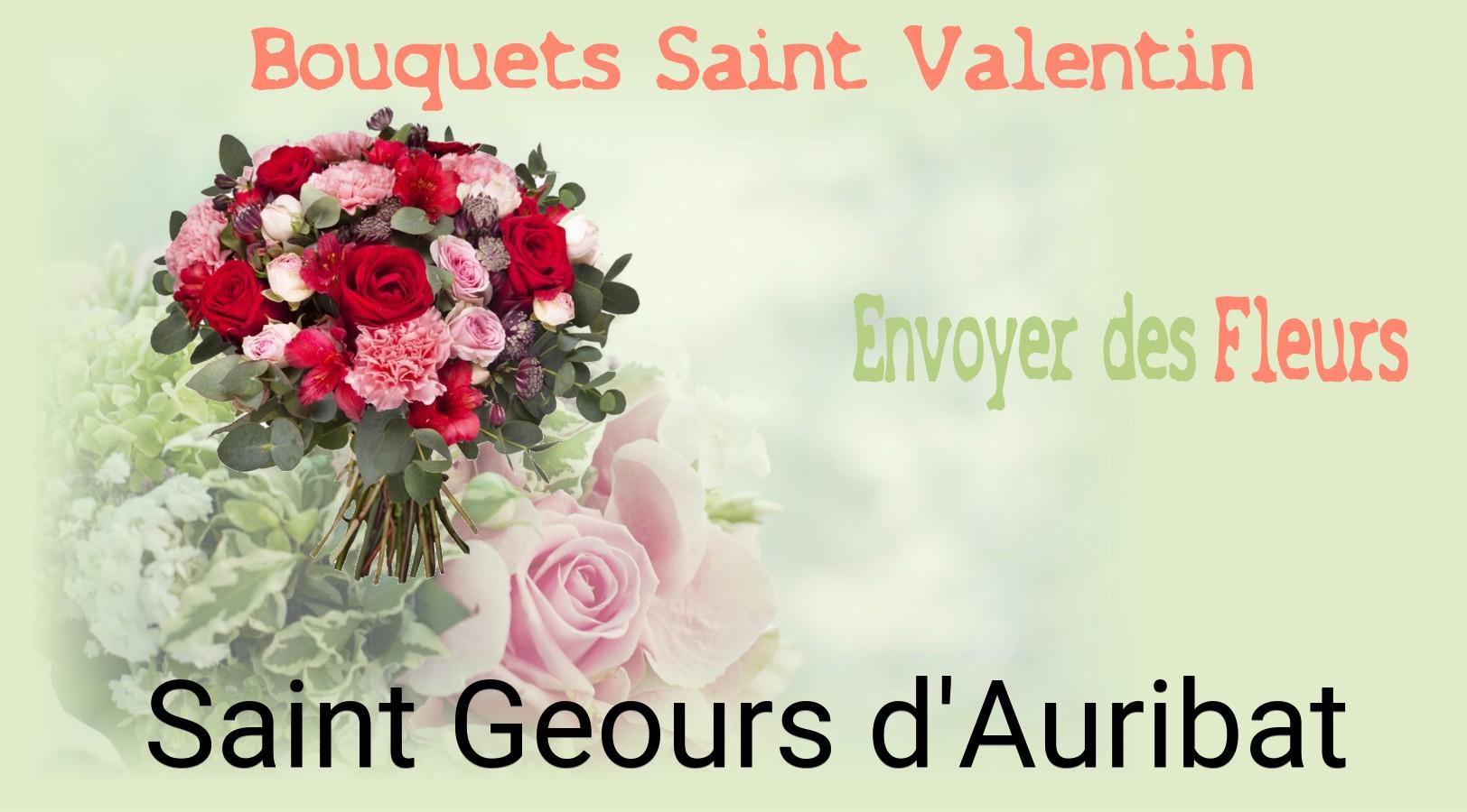 Roses de Saint-Valentin livrées à Saint-Geours-d'Auribat